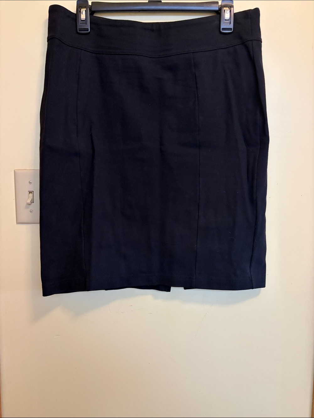 Betabrand Black Stretch Pencil Skirt